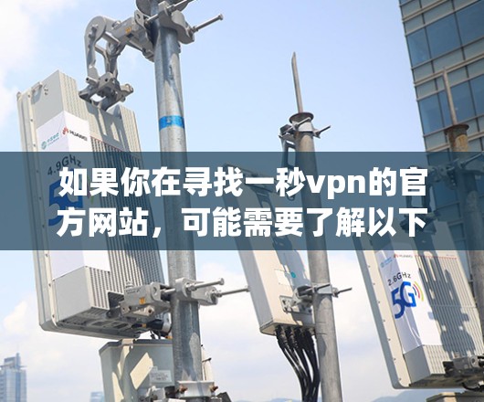 如果你在寻找一秒vpn的官方网站，可能需要了解以下信息