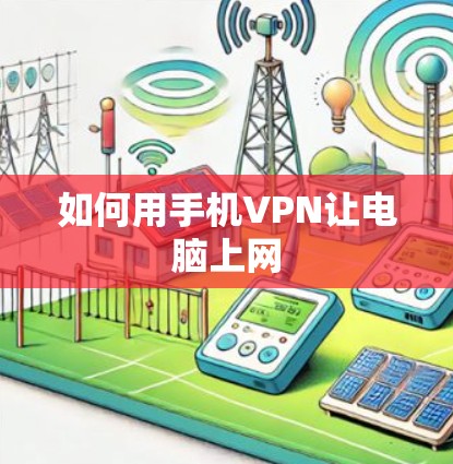 如何用手机VPN让电脑上网