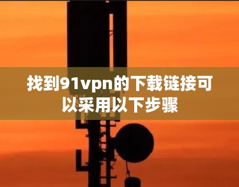找到91vpn的下载链接可以采用以下步骤