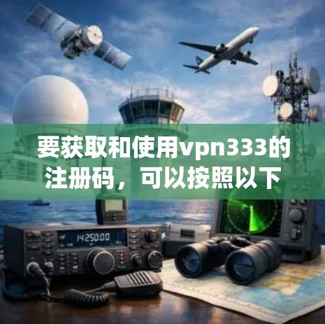 要获取和使用vpn333的注册码，可以按照以下步骤操作