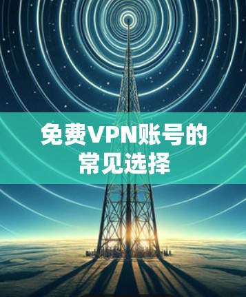 免费VPN账号的常见选择