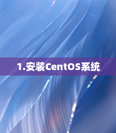 1.安装CentOS系统