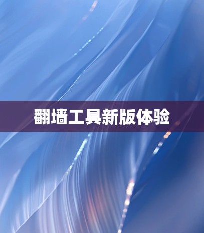 翻墙工具新版体验
