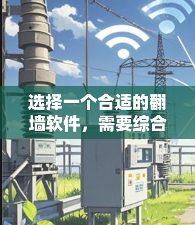 选择一个合适的翻墙软件，需要综合考虑多个方面，以确保安全、用户体验和隐私保护。以下是对翻墙软件的安全连接体验的详细分析和建议