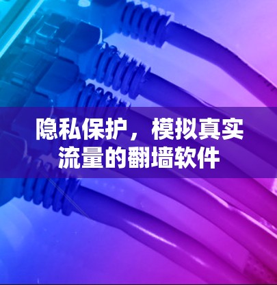 隐私保护，模拟真实流量的翻墙软件